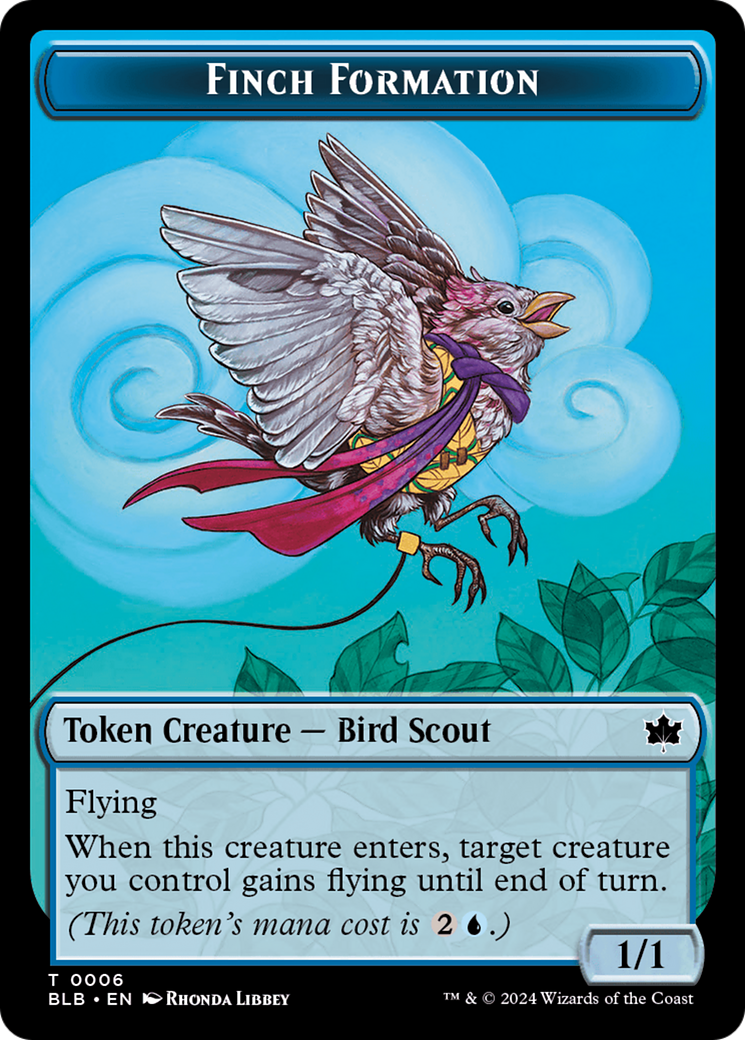 Finch Formation Token [Bloomburrow Tokens] | Game Master's Emporium (The New GME)