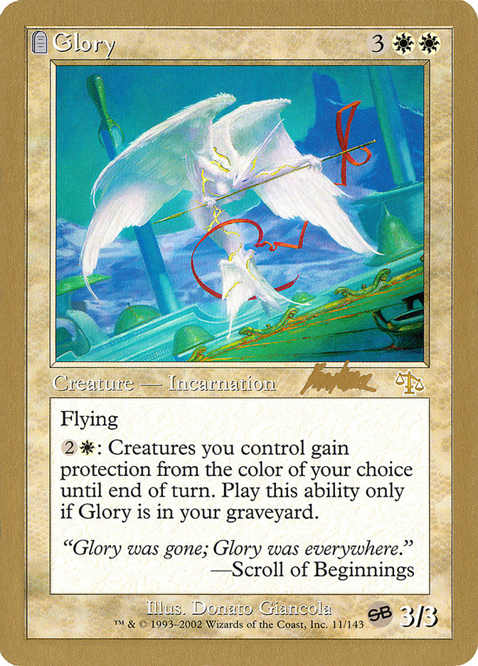 Glory (Brian Kibler) (SB) [World Championship Decks 2002] | Game Master's Emporium (The New GME)