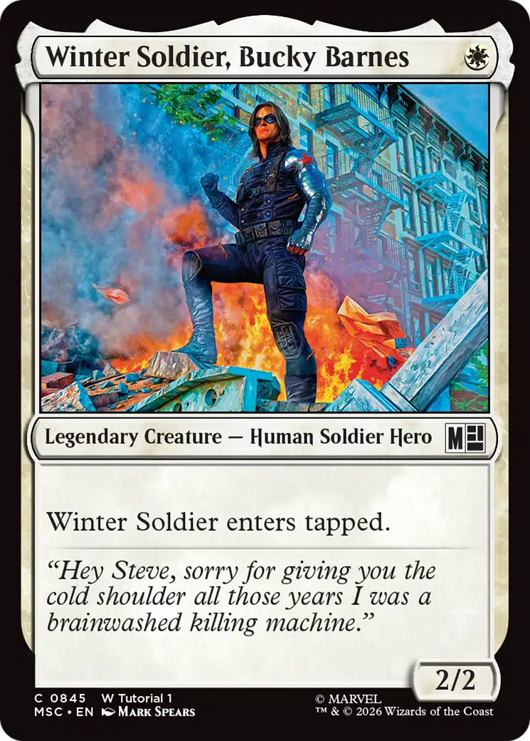 Winter Soldier, Bucky Barnes (0845) [Marvel Super Heroes Commander] | Game Master's Emporium (The New GME)