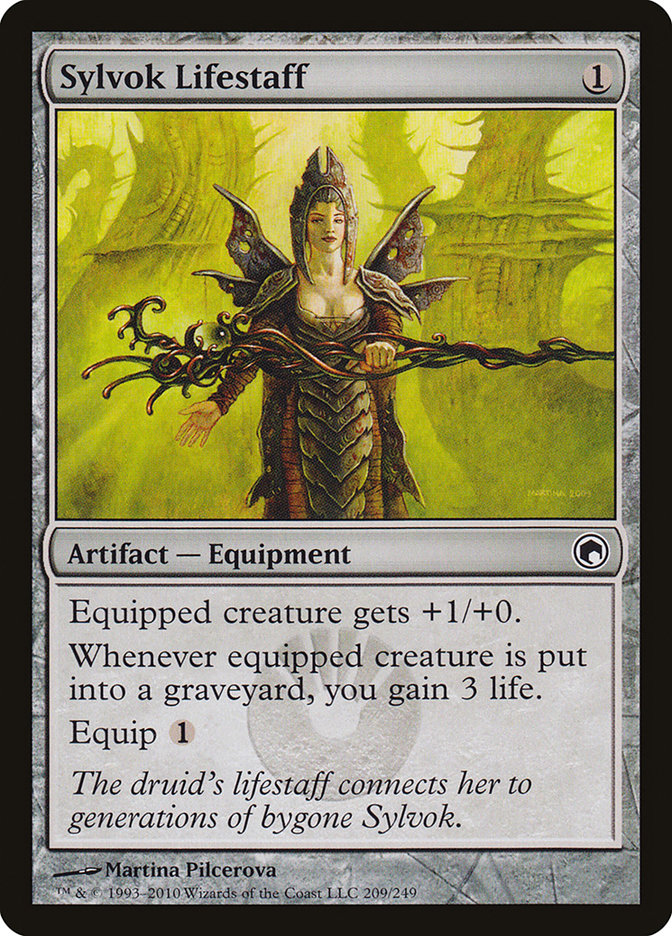 Sylvok Lifestaff [Scars of Mirrodin] | Game Master's Emporium (The New GME)