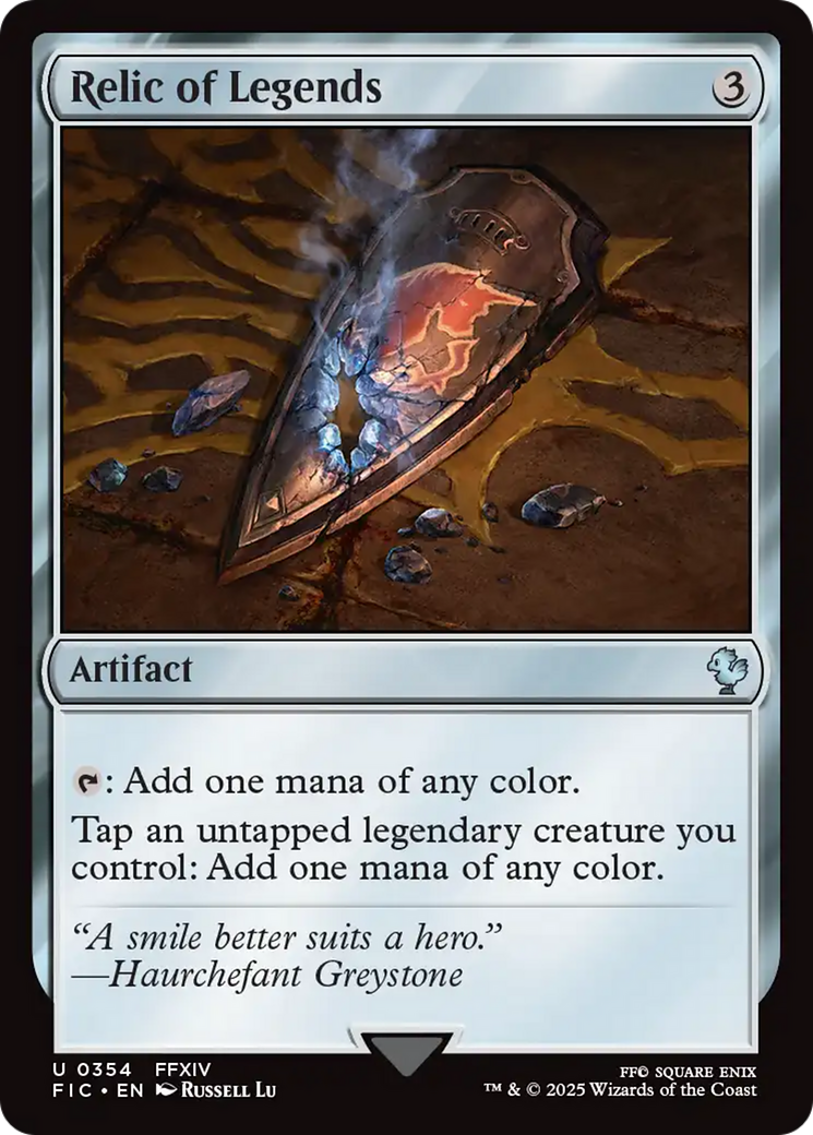 Relic of Legends [FINAL FANTASY Commander] | Game Master's Emporium (The New GME)