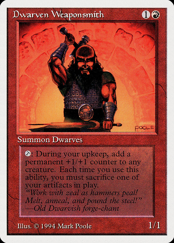 Dwarven Weaponsmith [Summer Magic / Edgar] | Game Master's Emporium (The New GME)
