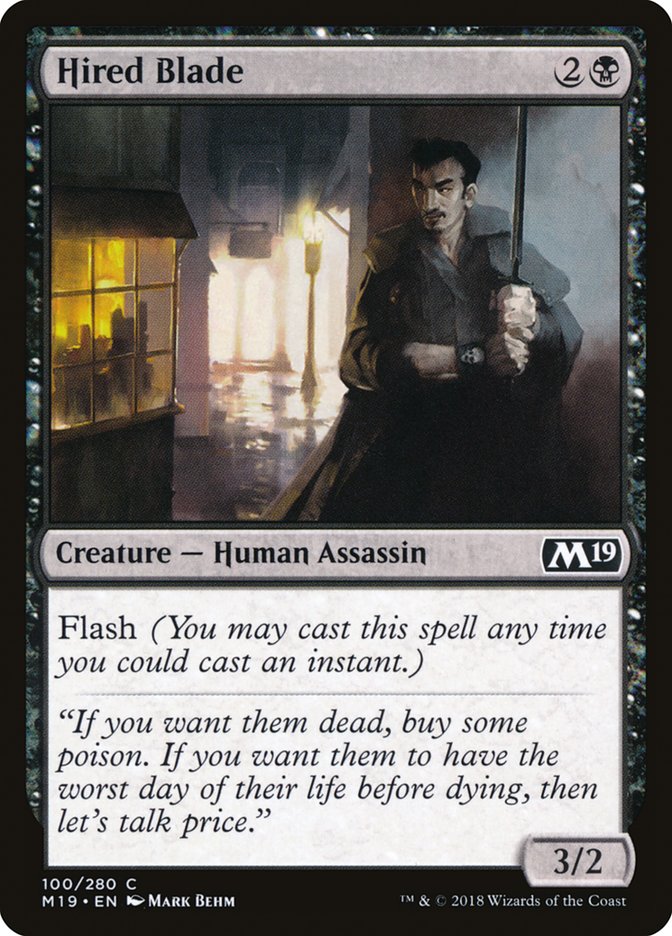 Hired Blade [Core Set 2019] | Game Master's Emporium (The New GME)