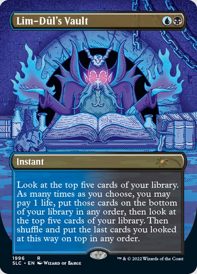 Lim-Dul's Vault (Borderless) [Secret Lair Countdown Kit] | Game Master's Emporium (The New GME)