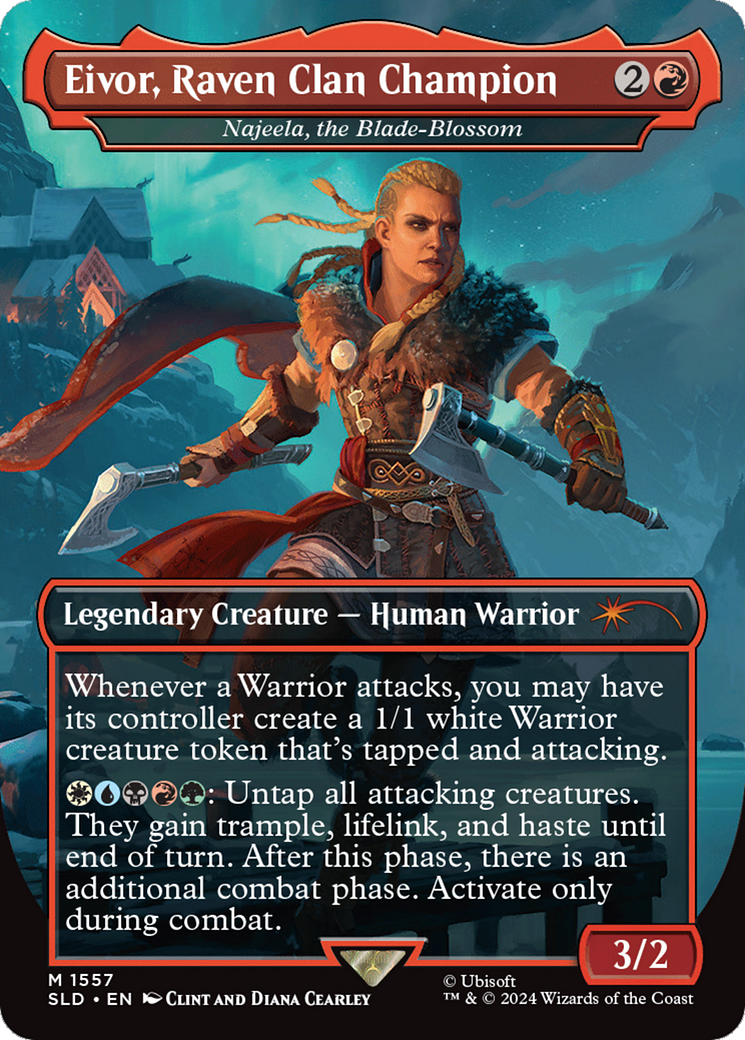 Eivor, Raven Clan Champion - Najeela, the Blade-Blossom [Secret Lair Drop Series] | Game Master's Emporium (The New GME)