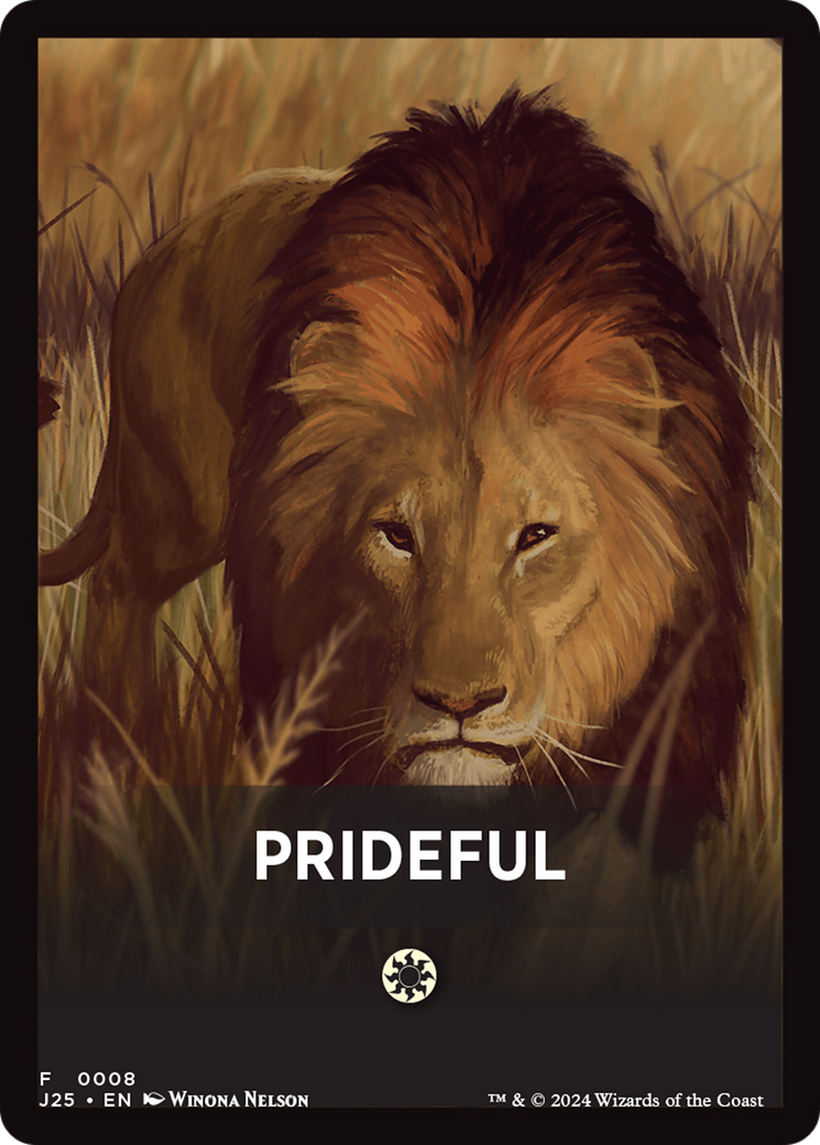 Prideful Theme Card [Foundations Jumpstart Front Cards] | Game Master's Emporium (The New GME)