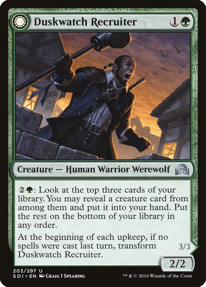 Duskwatch Recruiter // Krallenhorde Howler [Shadows over Innistrad] | Game Master's Emporium (The New GME)