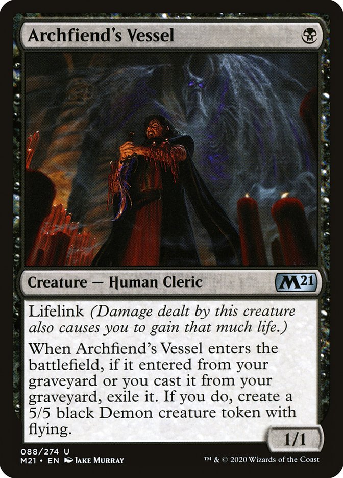 Archfiend's Vessel [Core Set 2021] | Game Master's Emporium (The New GME)