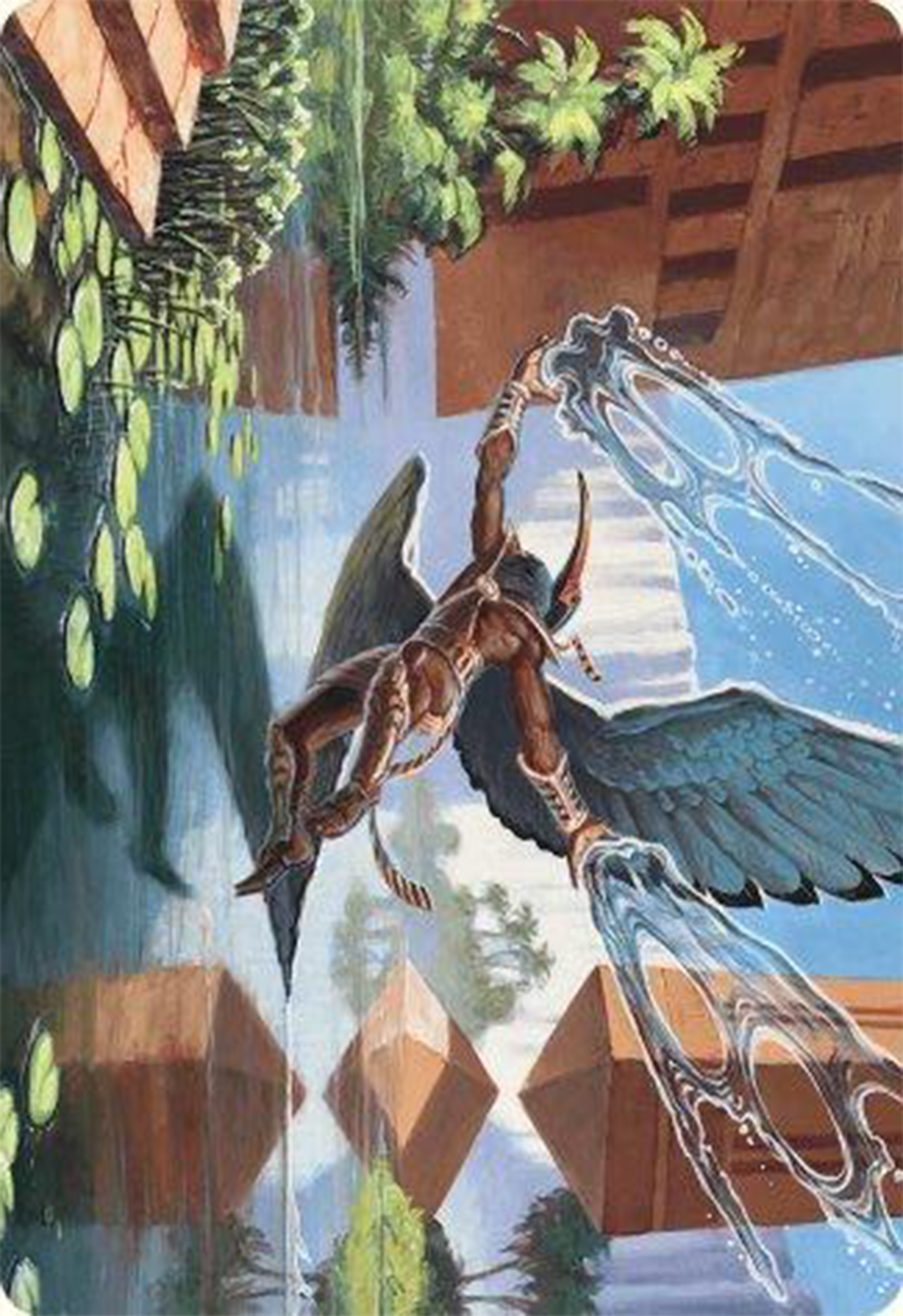 Nadu, Winged Wisdom Art Card [Modern Horizons 3 Art Series] | Game Master's Emporium (The New GME)