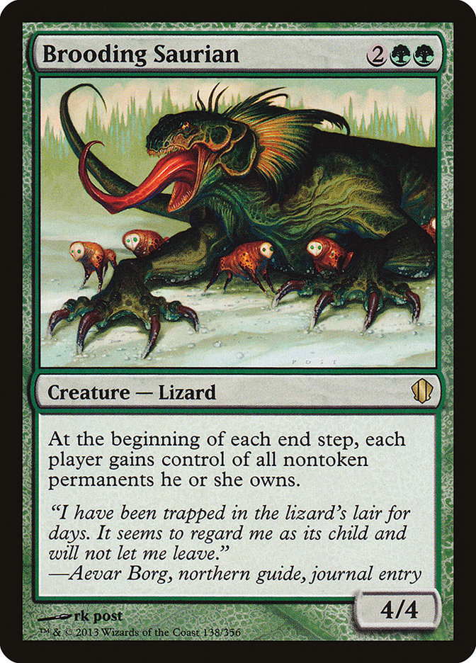 Brooding Saurian [Commander 2013] | Game Master's Emporium (The New GME)