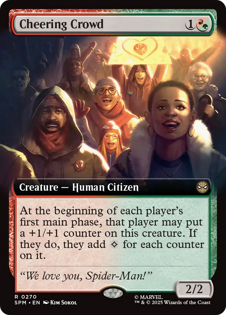 Cheering Crowd (Extended Art) [Marvel's Spider-Man] | Game Master's Emporium (The New GME)