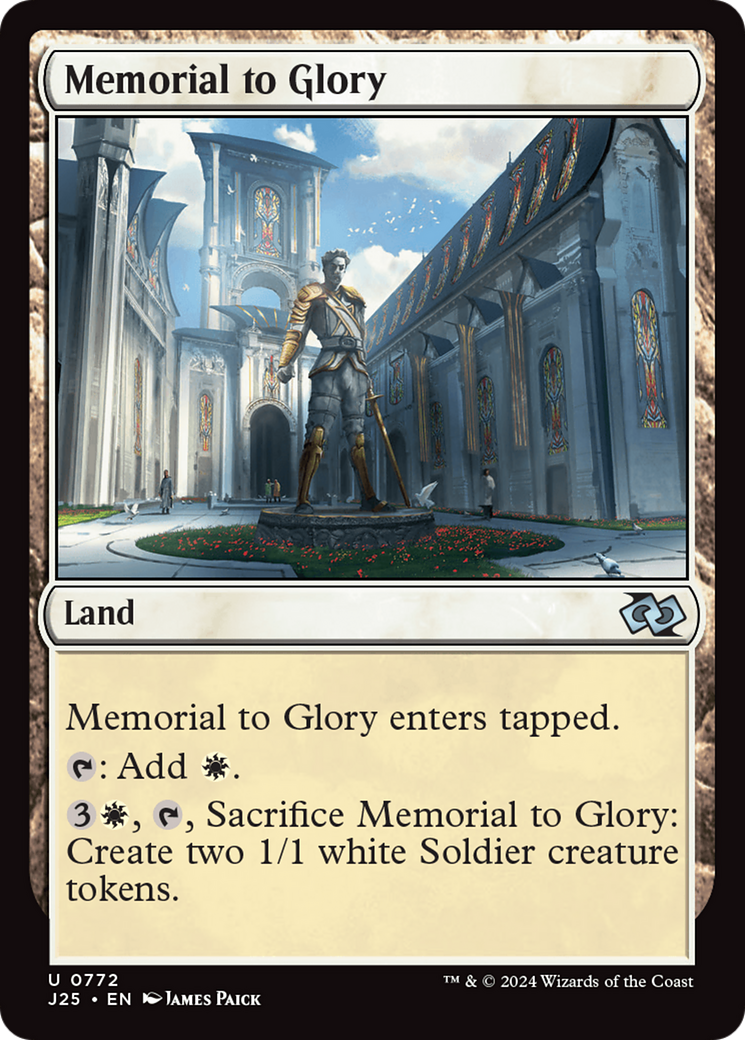 Memorial to Glory [Foundations Jumpstart] | Game Master's Emporium (The New GME)