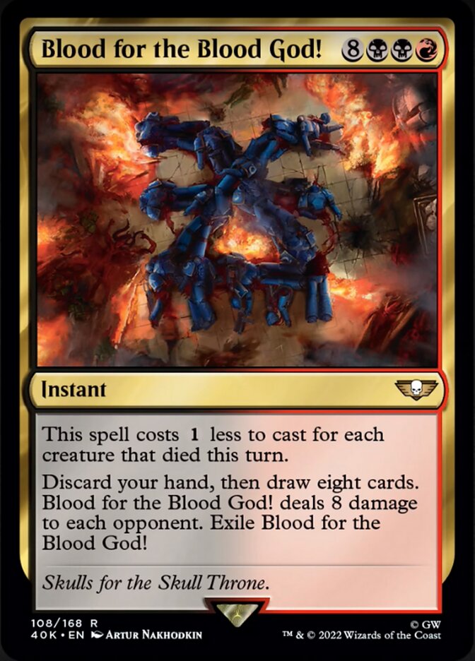 Blood for the Blood God! (Surge Foil) [Warhammer 40,000] | Game Master's Emporium (The New GME)