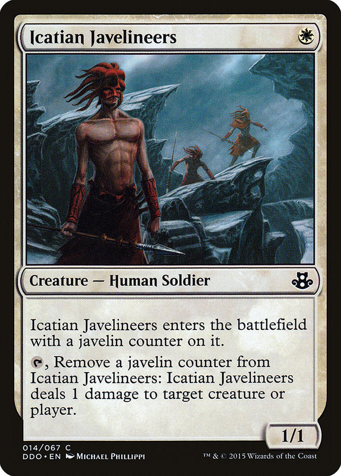 Icatian Javelineers [Duel Decks: Elspeth vs. Kiora] | Game Master's Emporium (The New GME)