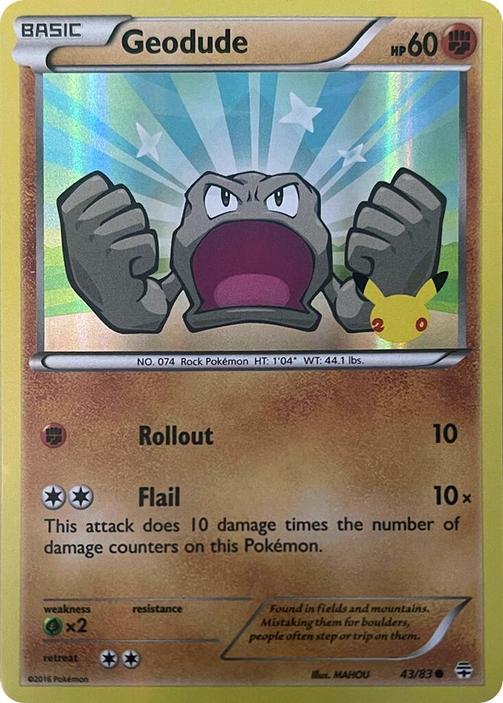 Geodude (043/083) [Celebrations: 25th Anniversary] | Game Master's Emporium (The New GME)