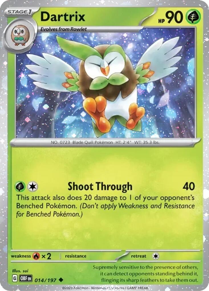 Dartrix (014/197) (Cosmos Holo) [Miscellaneous Cards] | Game Master's Emporium (The New GME)