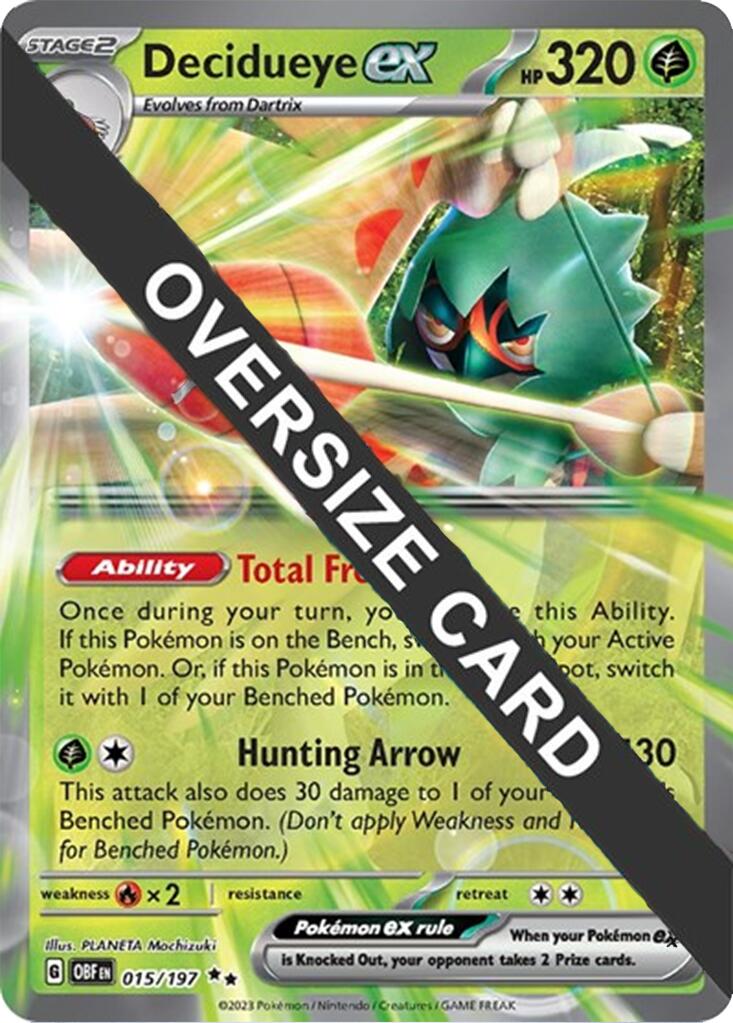 Decidueye ex (015/197) (Jumbo Card) [Miscellaneous Cards] | Game Master's Emporium (The New GME)