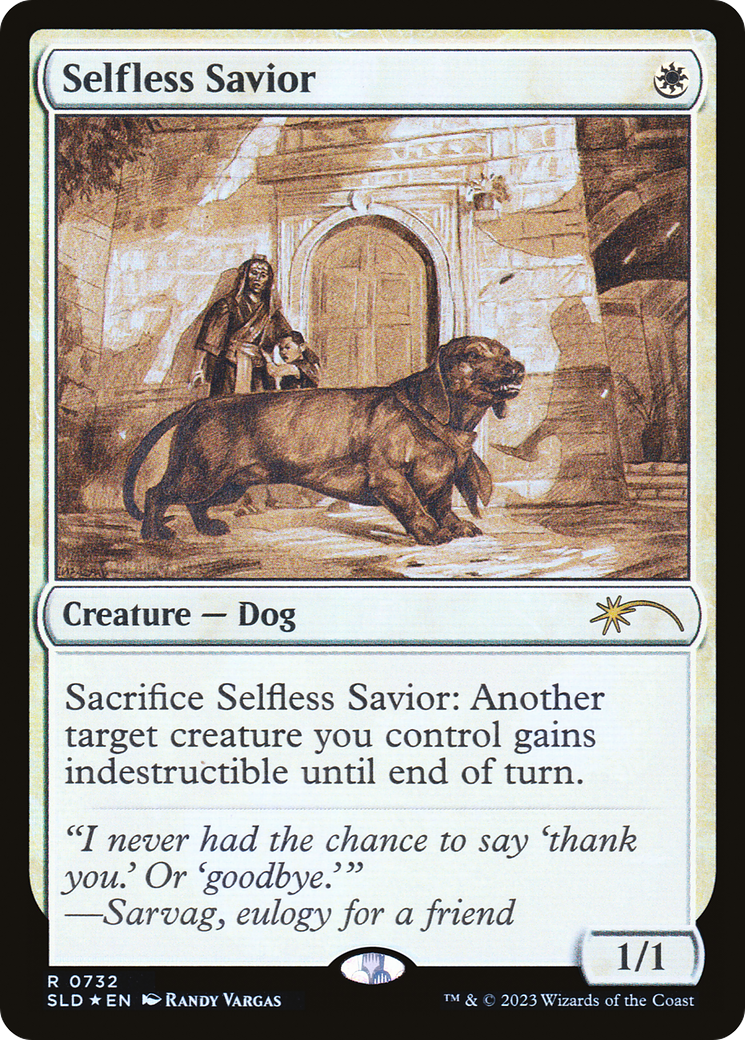 Selfless Savior (Sketch) [Secret Lair Drop Promos] | Game Master's Emporium (The New GME)