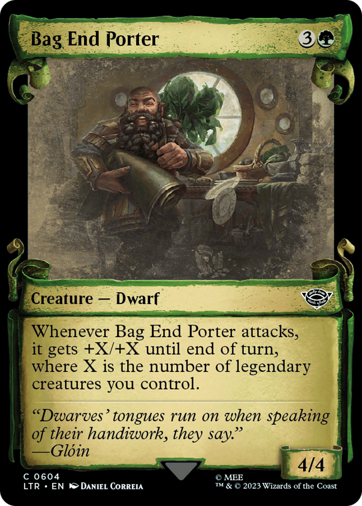 Bag End Porter [The Lord of the Rings: Tales of Middle-Earth Showcase Scrolls] | Game Master's Emporium (The New GME)