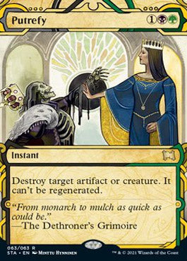 Putrefy (Foil Etched) [Strixhaven: Mystical Archive] | Game Master's Emporium (The New GME)