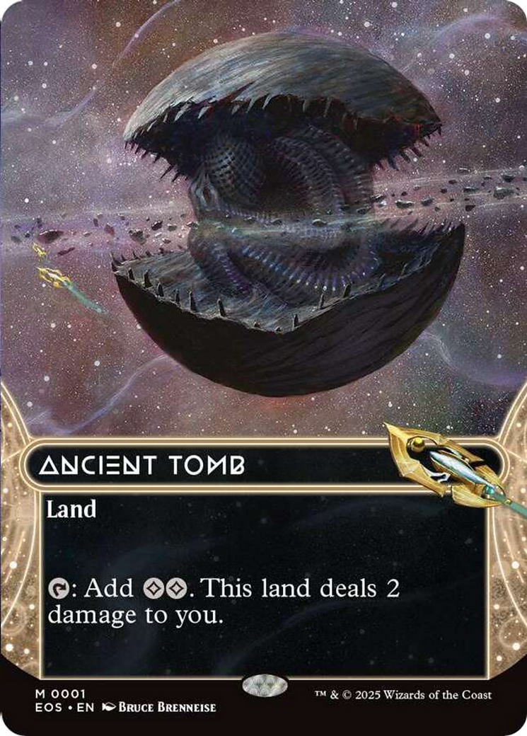 Ancient Tomb (0001) (Borderless) [Edge of Eternities: Stellar Sights] | Game Master's Emporium (The New GME)