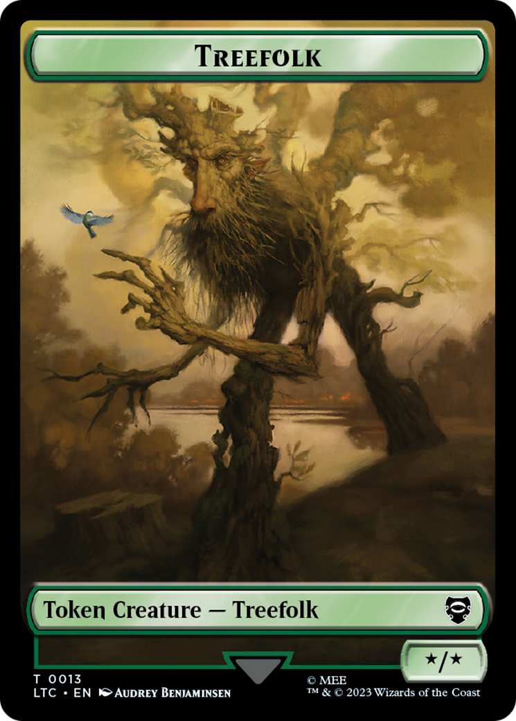 Treefolk // Food Token [The Lord of the Rings: Tales of Middle-Earth Commander Tokens] | Game Master's Emporium (The New GME)