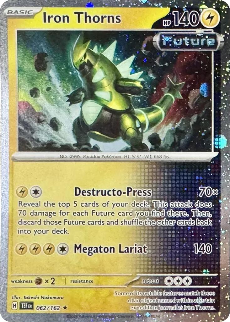 Iron Thorns (062/162) (Cosmos Holo) [Miscellaneous Cards] | Game Master's Emporium (The New GME)