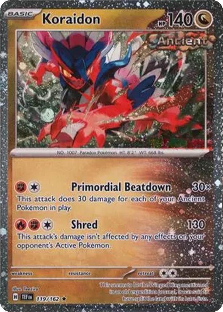 Koraidon (119/162) (Cosmos Holo) [Miscellaneous Cards] | Game Master's Emporium (The New GME)
