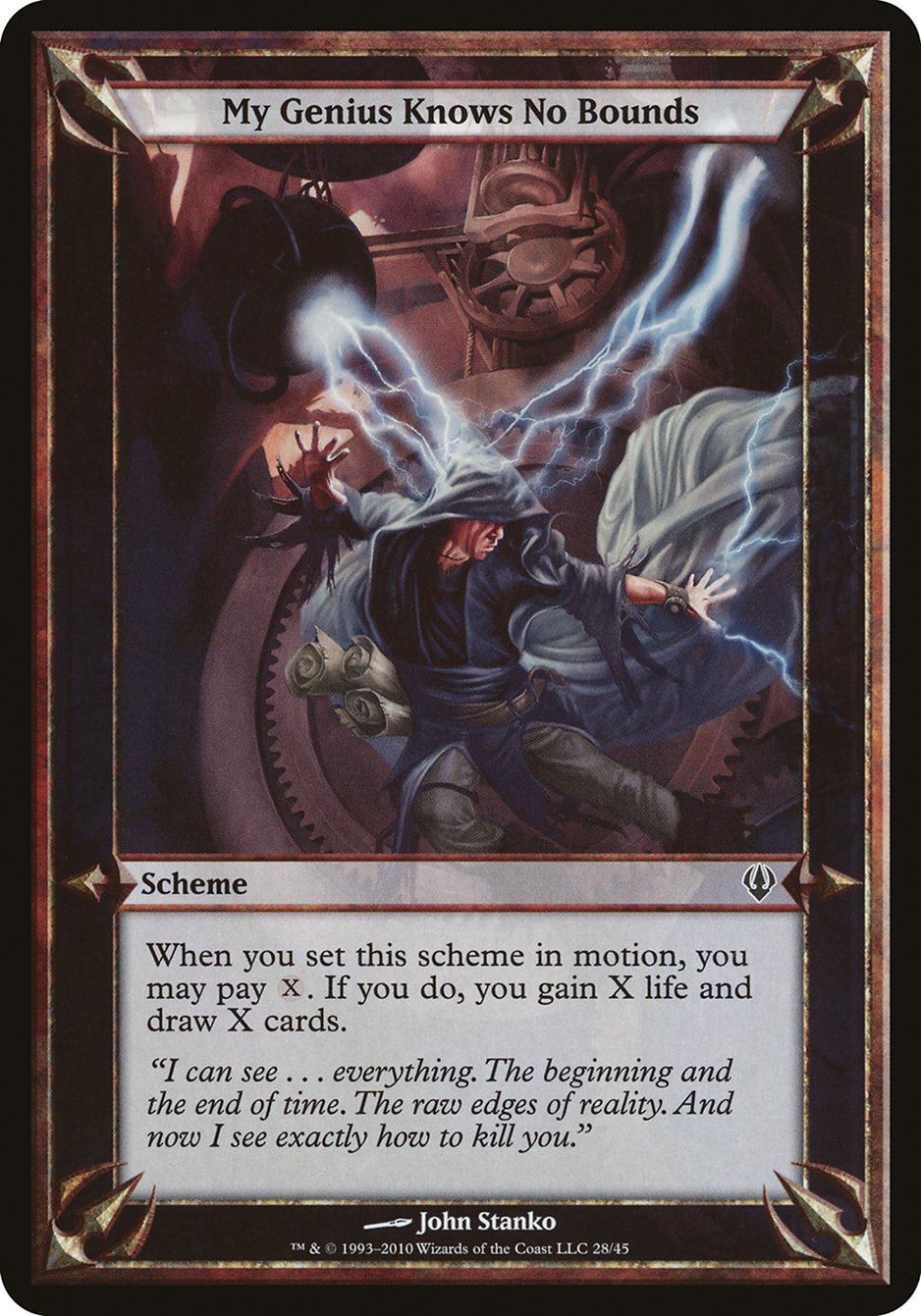 My Genius Knows No Bounds (Schemes) [Archenemy Schemes] | Game Master's Emporium (The New GME)