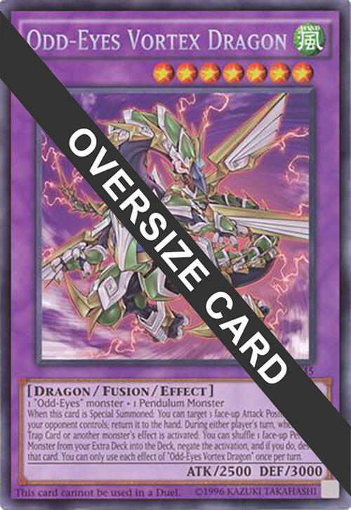 Odd-Eyes Vortex Dragon (Oversized) [DOCS-EN045] Promo | Game Master's Emporium (The New GME)