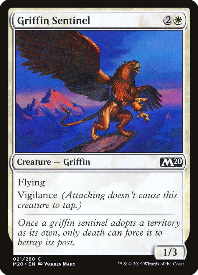 Griffin Sentinel [Core Set 2020] | Game Master's Emporium (The New GME)