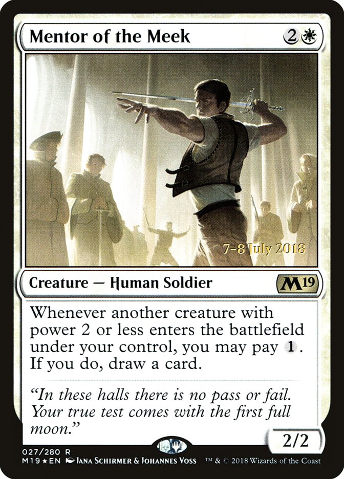 Mentor of the Meek [Core Set 2019 Prerelease Promos] | Game Master's Emporium (The New GME)