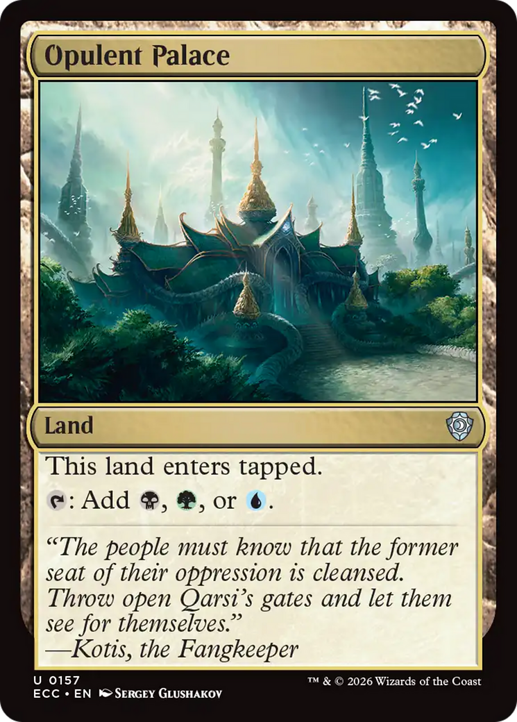 Opulent Palace [Lorwyn Eclipsed Commander] | Game Master's Emporium (The New GME)