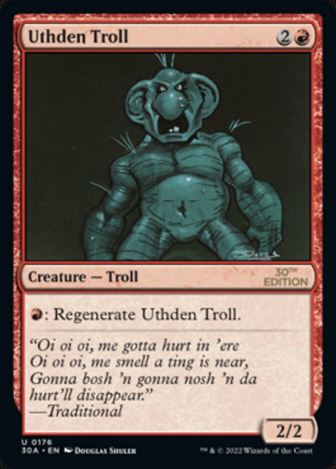 Uthden Troll [30th Anniversary Edition] | Game Master's Emporium (The New GME)