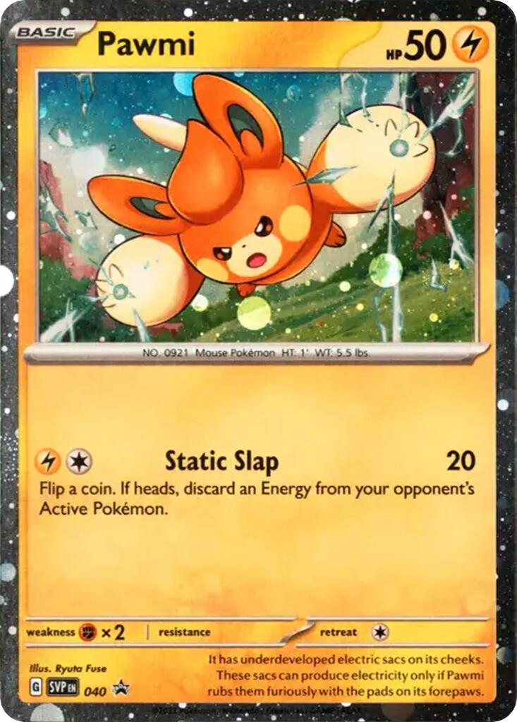 Pawmi (040) (Cosmos Holo) [Scarlet & Violet: Black Star Promos] | Game Master's Emporium (The New GME)