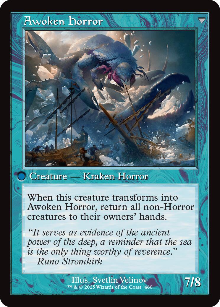 Thing in the Ice // Awoken Horror (Retro Frame) [Innistrad Remastered] | Game Master's Emporium (The New GME)