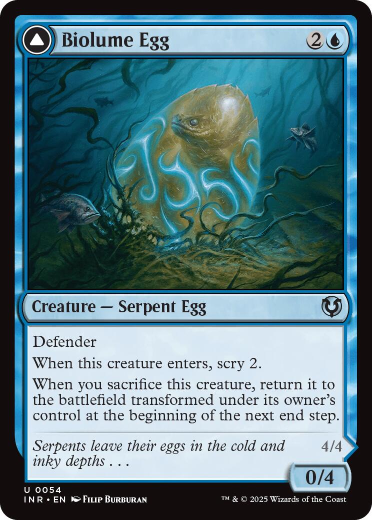 Biolume Egg // Biolume Serpent [Innistrad Remastered] | Game Master's Emporium (The New GME)