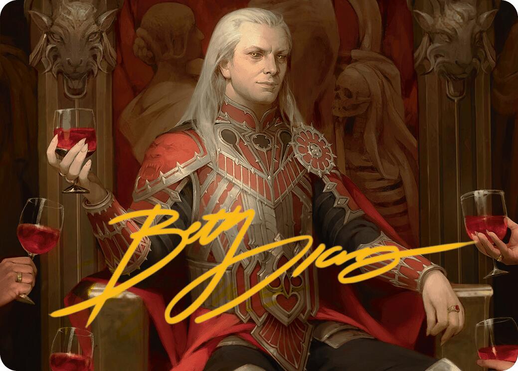 Edgar Markov Art Card (Gold-Stamped Signature) [Innistrad Remastered Art Series] | Game Master's Emporium (The New GME)