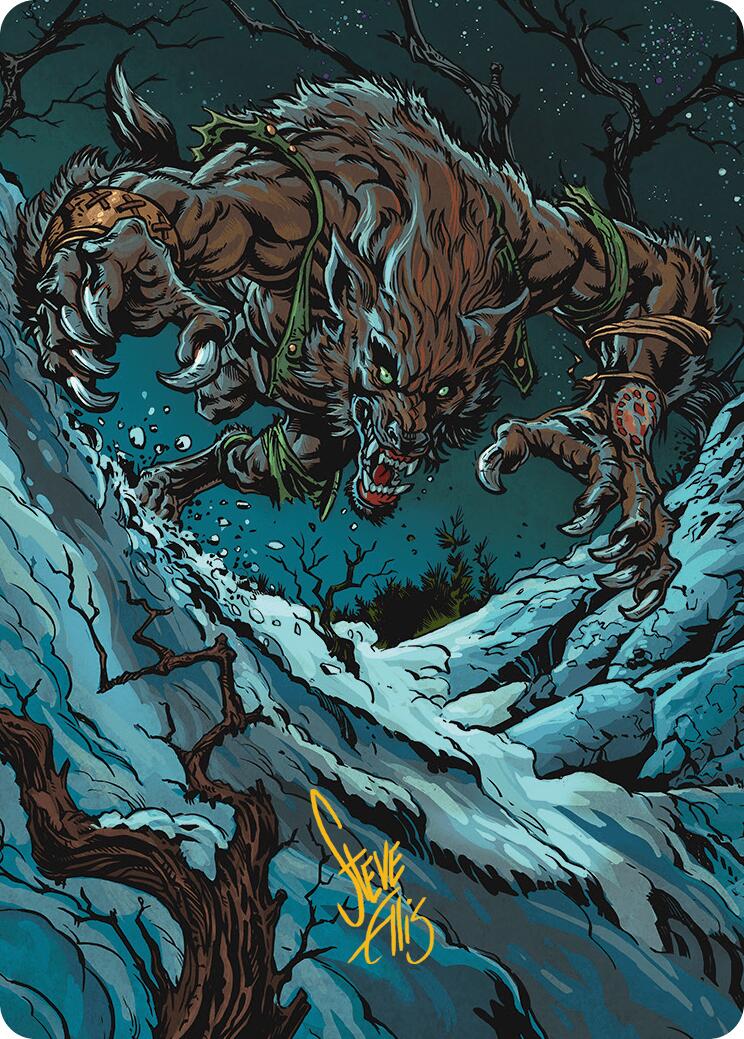 Ravager of the Fells Art Card (Gold-Stamped Signature) [Innistrad Remastered Art Series] | Game Master's Emporium (The New GME)