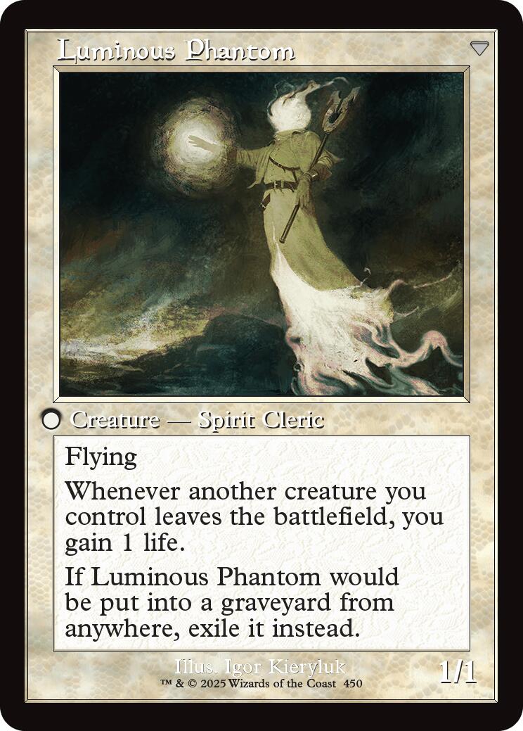 Lunarch Veteran // Luminous Phantom (Retro Frame) [Innistrad Remastered] | Game Master's Emporium (The New GME)