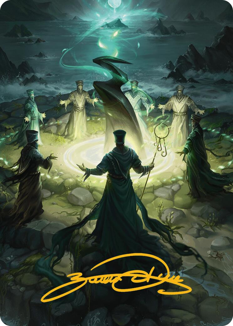 Cryptolith Rite Art Card (Gold-Stamped Signature) [Innistrad Remastered Art Series] | Game Master's Emporium (The New GME)