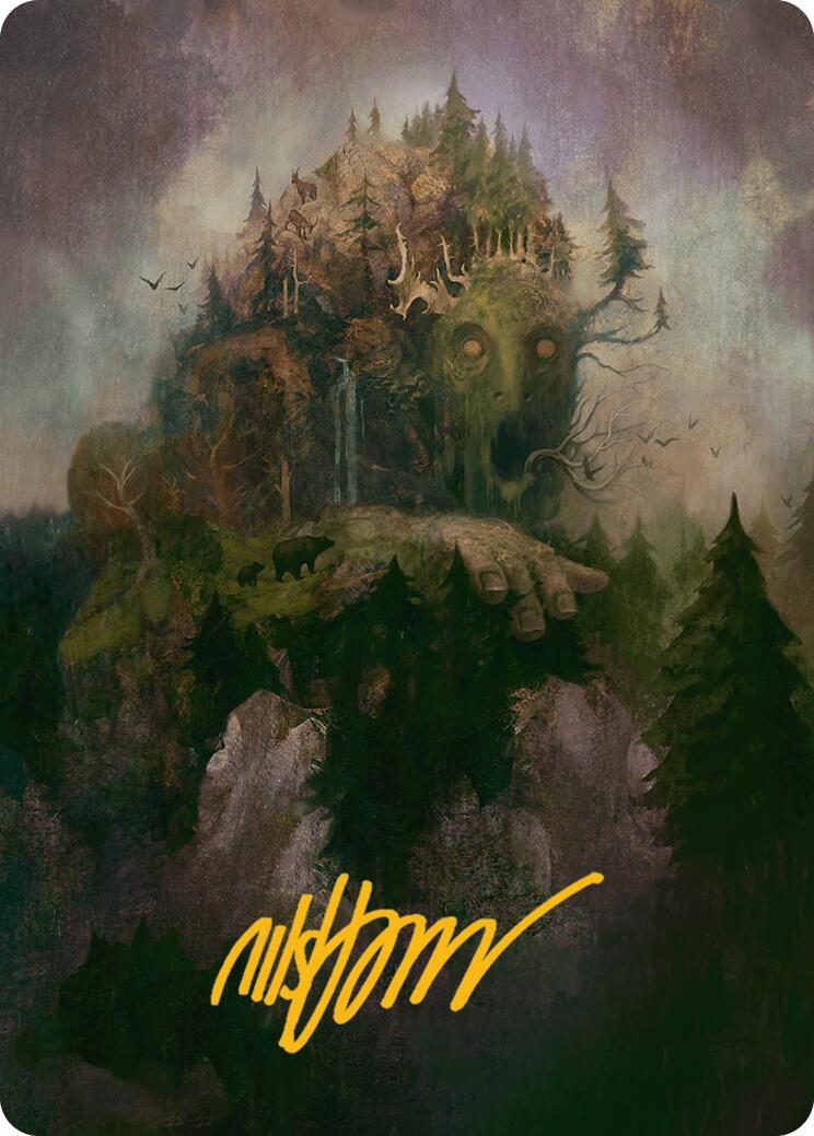 Cultivator Colossus Art Card (Gold-Stamped Signature) [Innistrad Remastered Art Series] | Game Master's Emporium (The New GME)