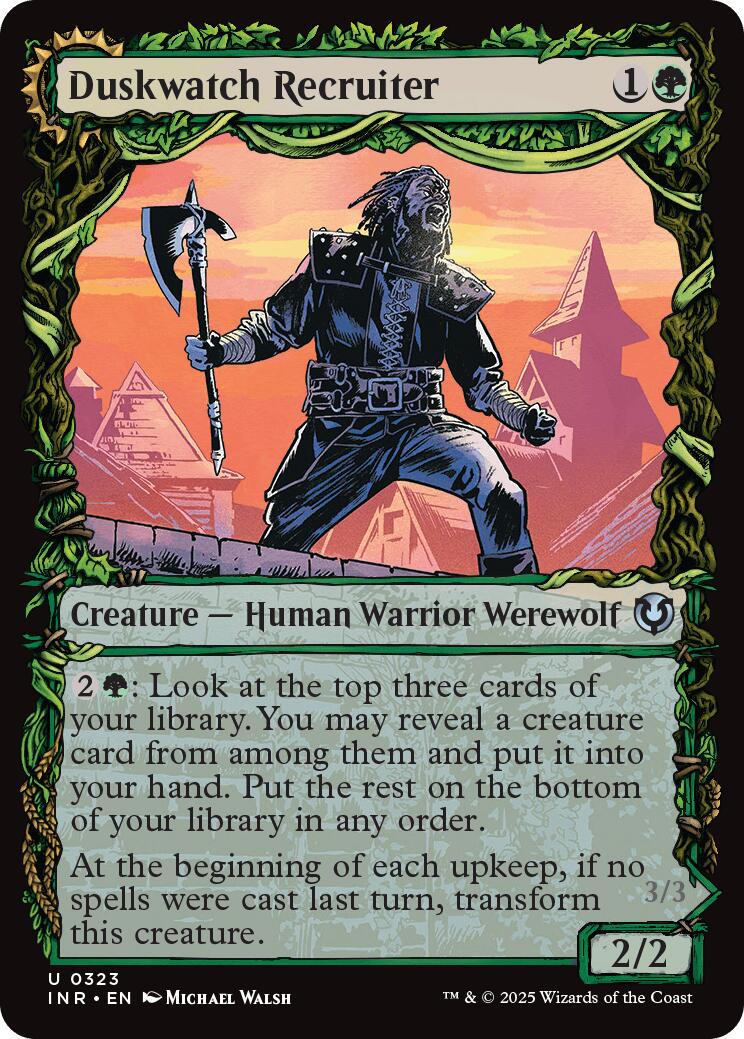 Duskwatch Recruiter // Krallenhorde Howler (Showcase) [Innistrad Remastered] | Game Master's Emporium (The New GME)