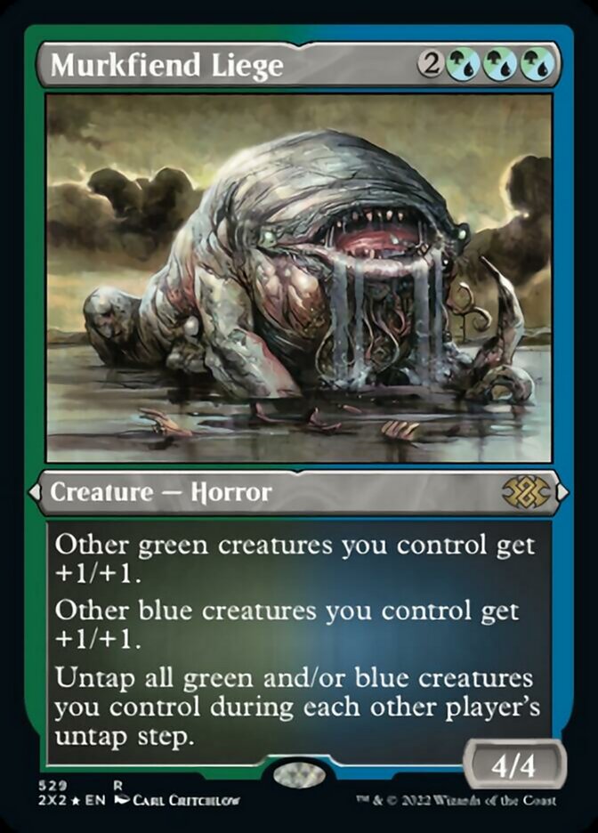 Murkfiend Liege (Foil Etched) [Double Masters 2022] | Game Master's Emporium (The New GME)
