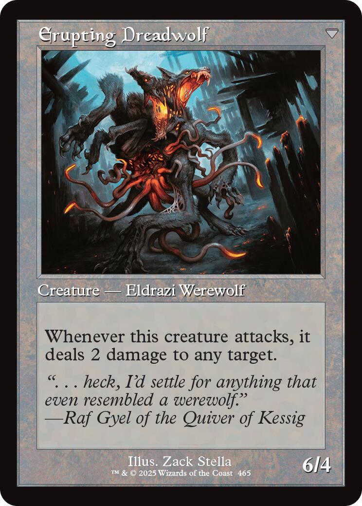 Smoldering Werewolf // Erupting Dreadwolf (Retro Frame) [Innistrad Remastered] | Game Master's Emporium (The New GME)