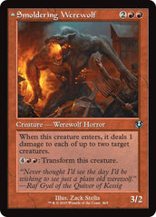 Smoldering Werewolf // Erupting Dreadwolf (Retro Frame) [Innistrad Remastered] | Game Master's Emporium (The New GME)