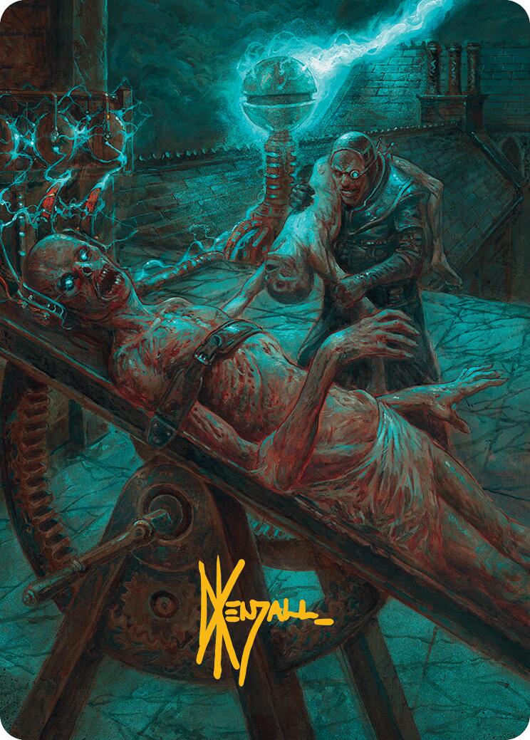 Rooftop Storm Art Card (Gold-Stamped Signature) [Innistrad Remastered Art Series] | Game Master's Emporium (The New GME)