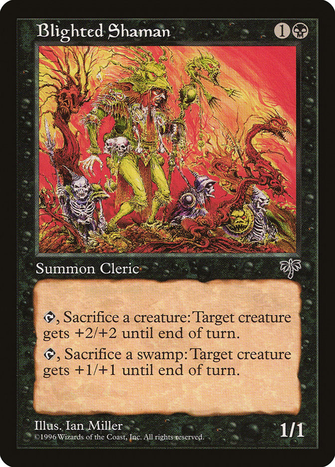 Blighted Shaman [Mirage] | Game Master's Emporium (The New GME)