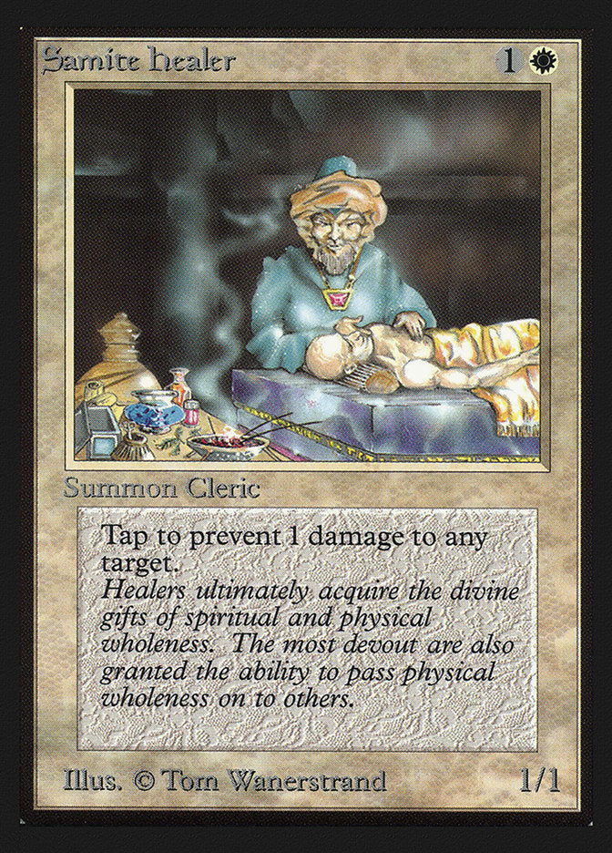 Samite Healer [International Collectors' Edition] | Game Master's Emporium (The New GME)