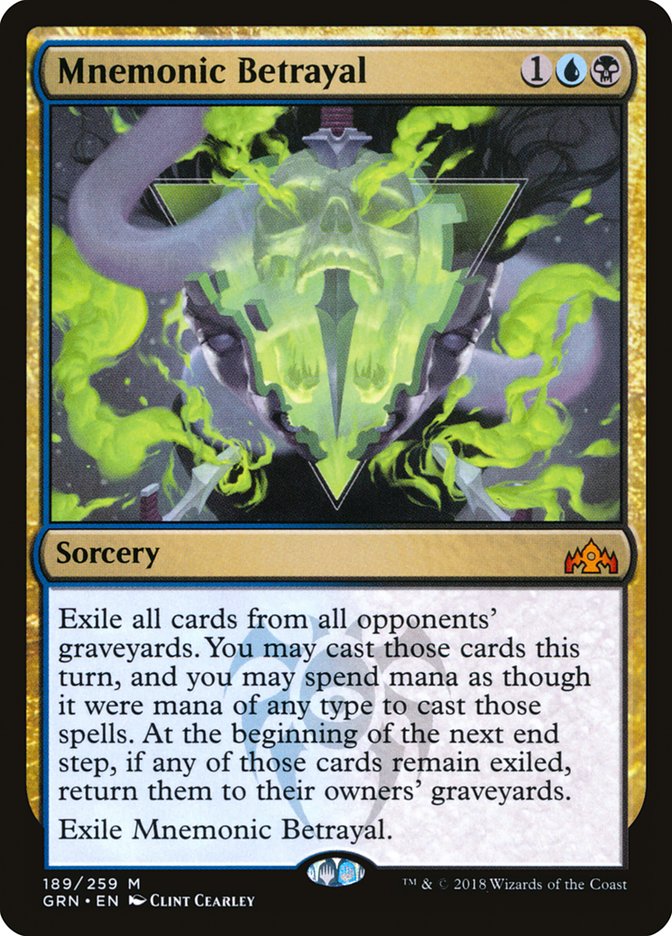 Mnemonic Betrayal [Guilds of Ravnica] | Game Master's Emporium (The New GME)